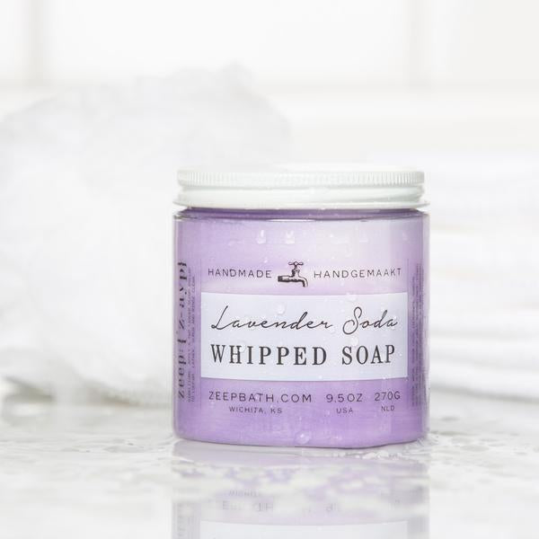 Lavender Soda Whipped Soap